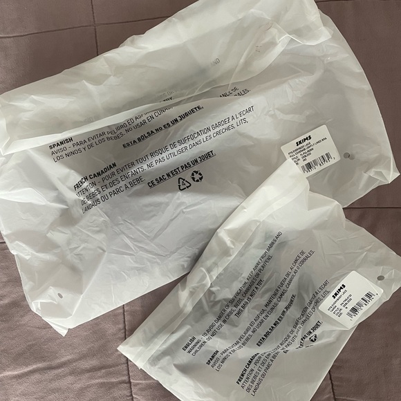 NWT SKIMS Bra and tanga set - 34C & M color brownish/ burgundy - Picture 9 of 11